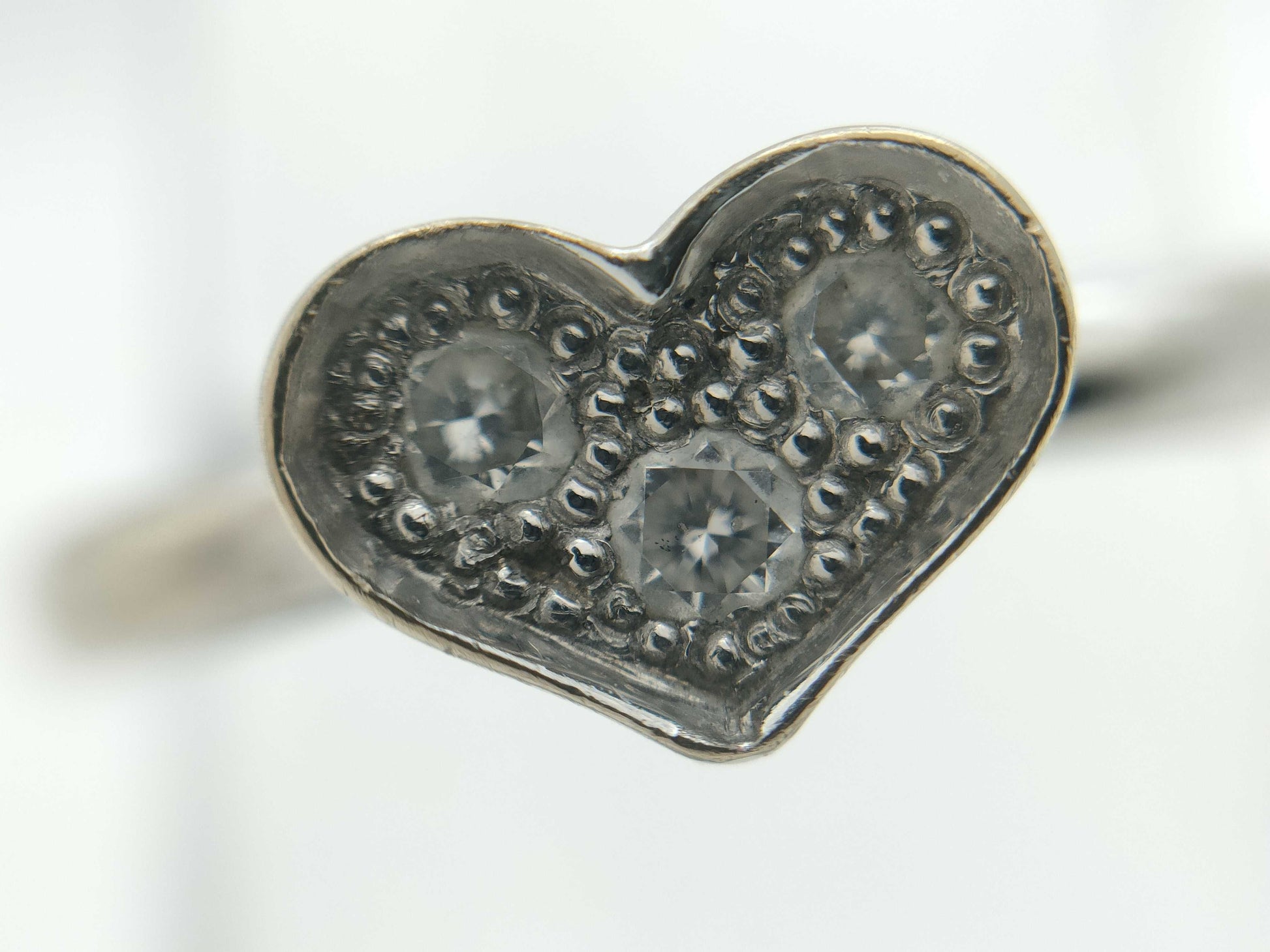 Diamond K18WG 2.5g Ring 