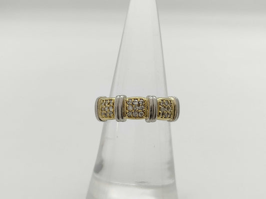 D0.22ct K18/PT900 5.5g Ring 