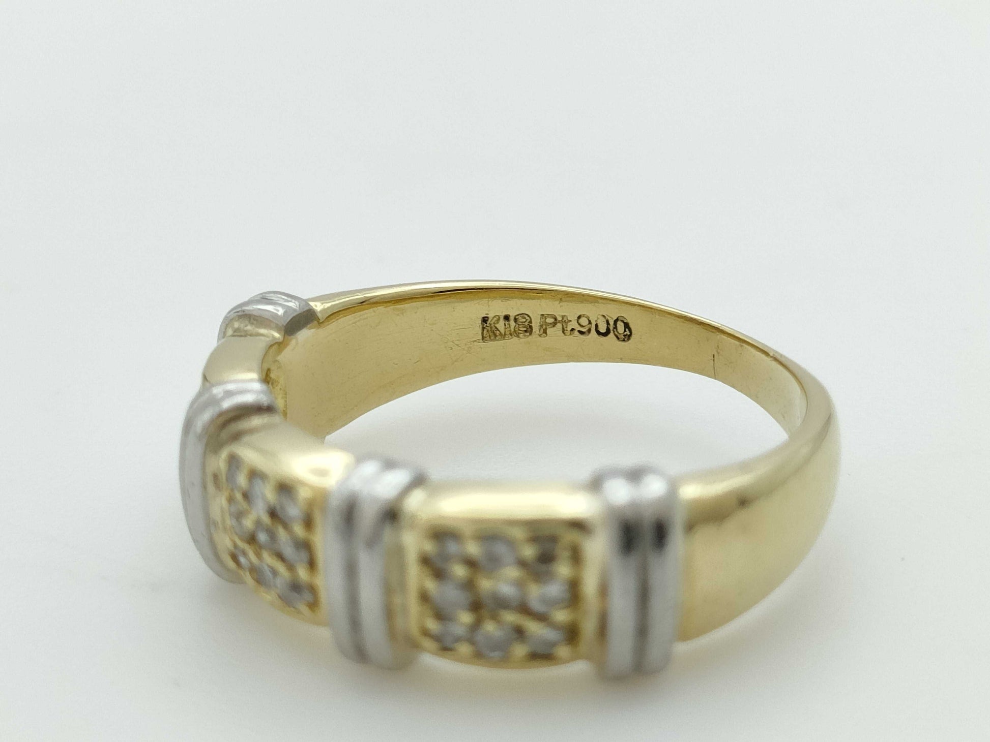 D0.22ct K18/PT900 5.5g Ring 