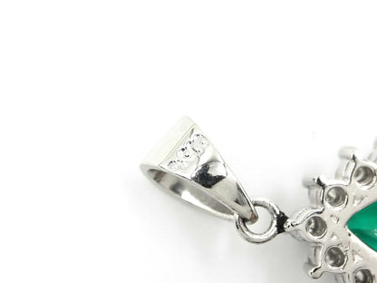 E0.79ct D0.27ct PT900 3.2g Pendant Top 