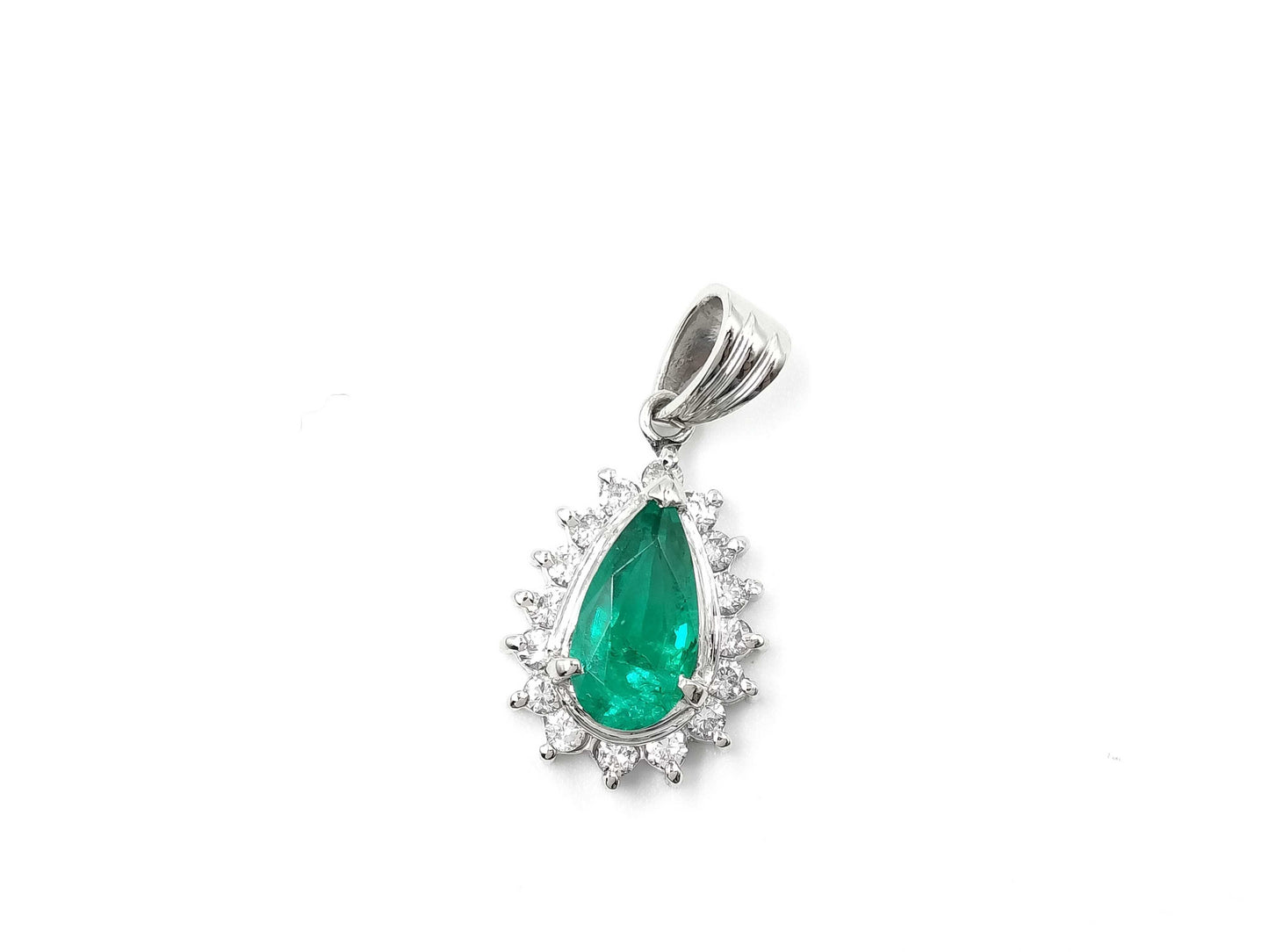 E0.79ct D0.27ct PT900 3.2g Pendant Top 