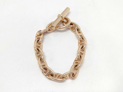 HERMES Chaine d'Ancre MM 15-link PG Au750 78.7g Bracelet/Bangle 