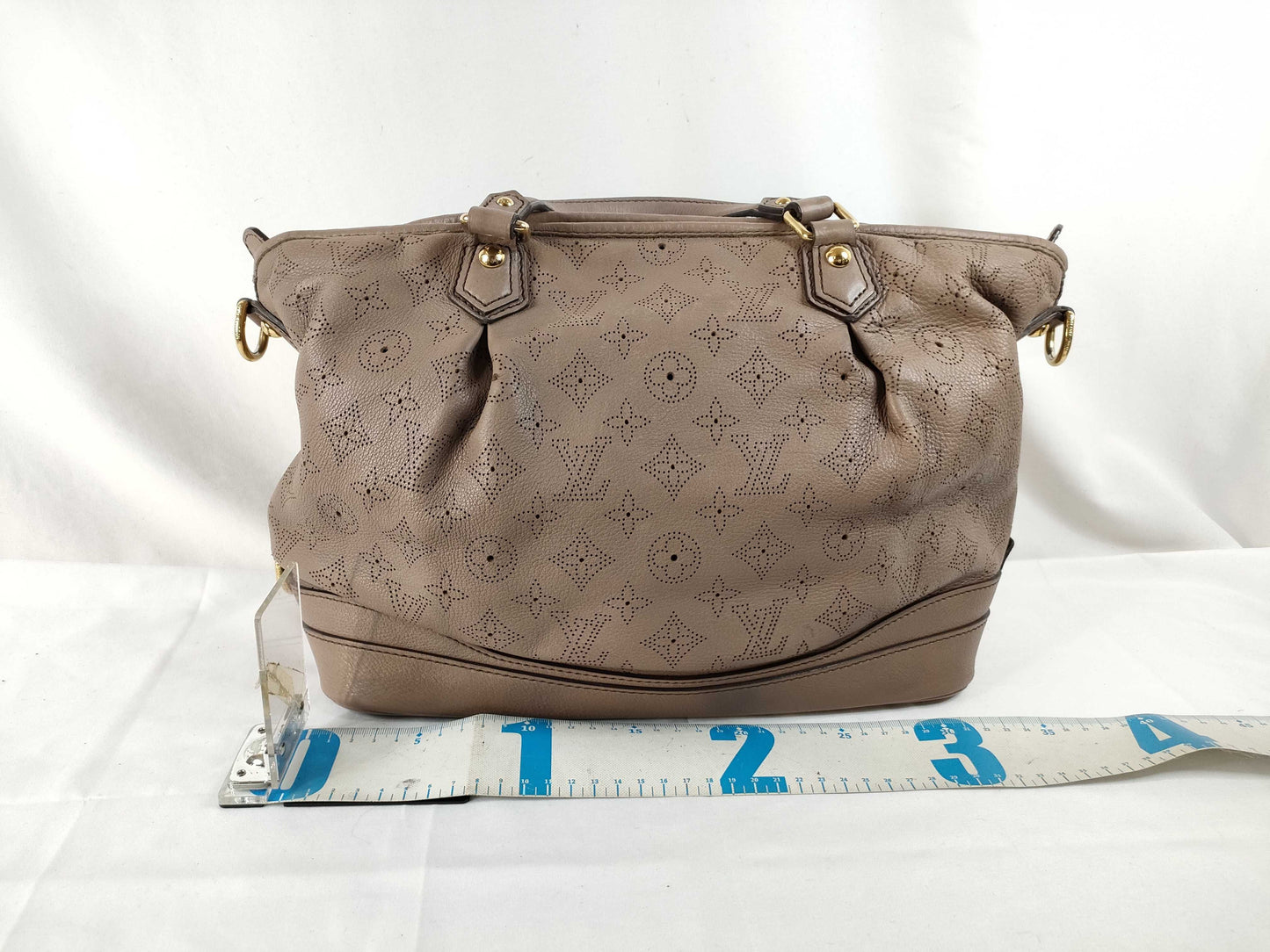 LOUIS VUITTON Mahina Stella PM Shoulder Bag M93175 AR1180 Beige Handbag