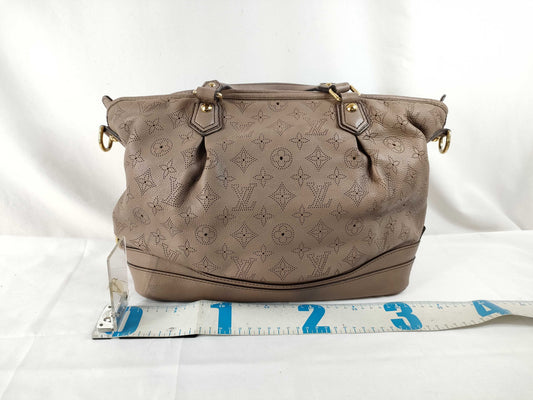 LOUIS VUITTON Mahina Stella PM Shoulder Bag M93175 AR1180 Beige Handbag