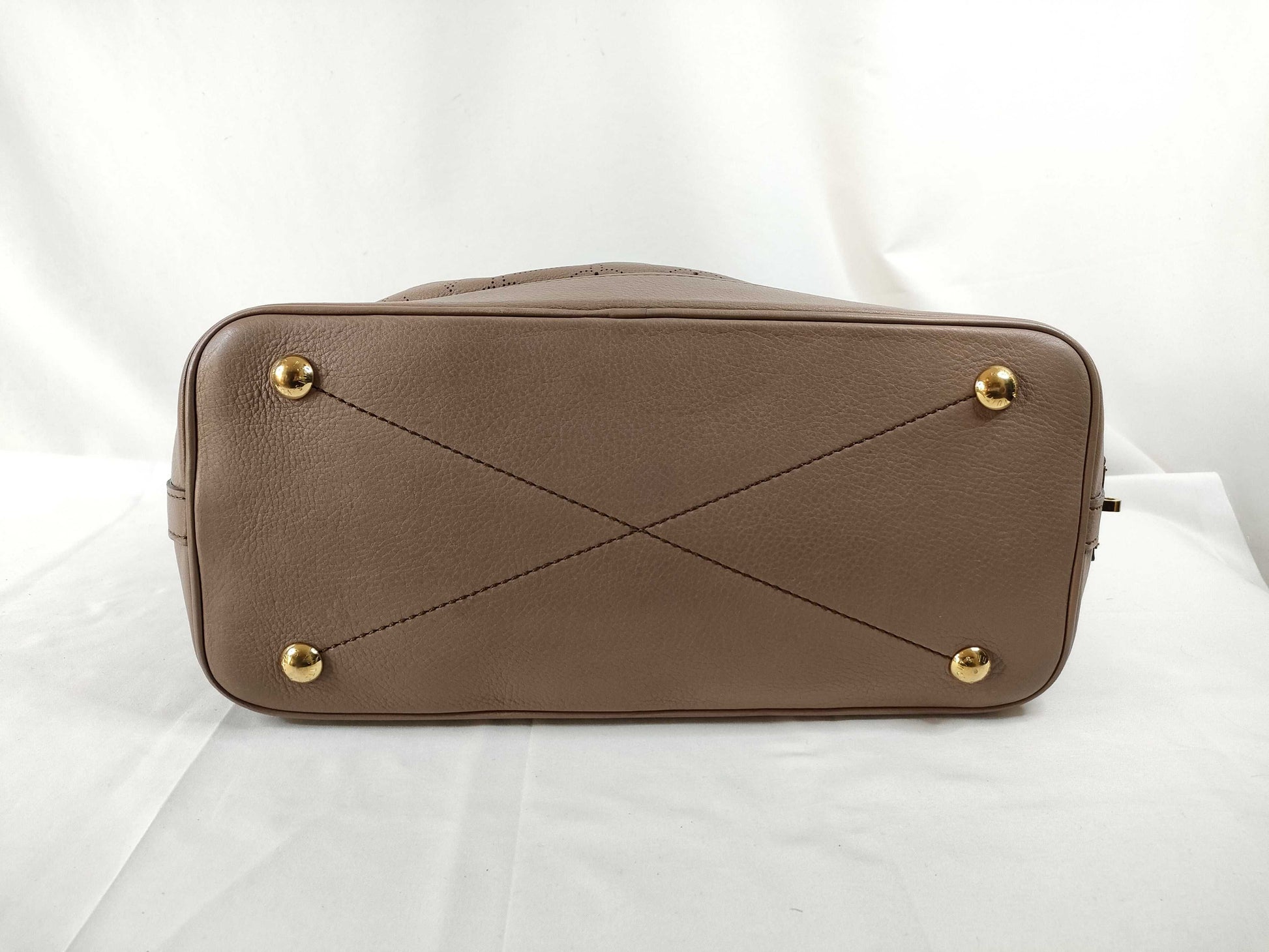 LOUIS VUITTON Mahina Stella PM Shoulder Bag M93175 AR1180 Beige Handbag