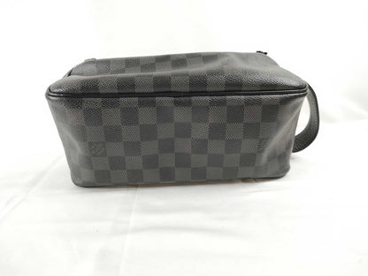 LOUIS VUITTON Damier Graphite Toilette Pouch N47625 BA0123 Handbag