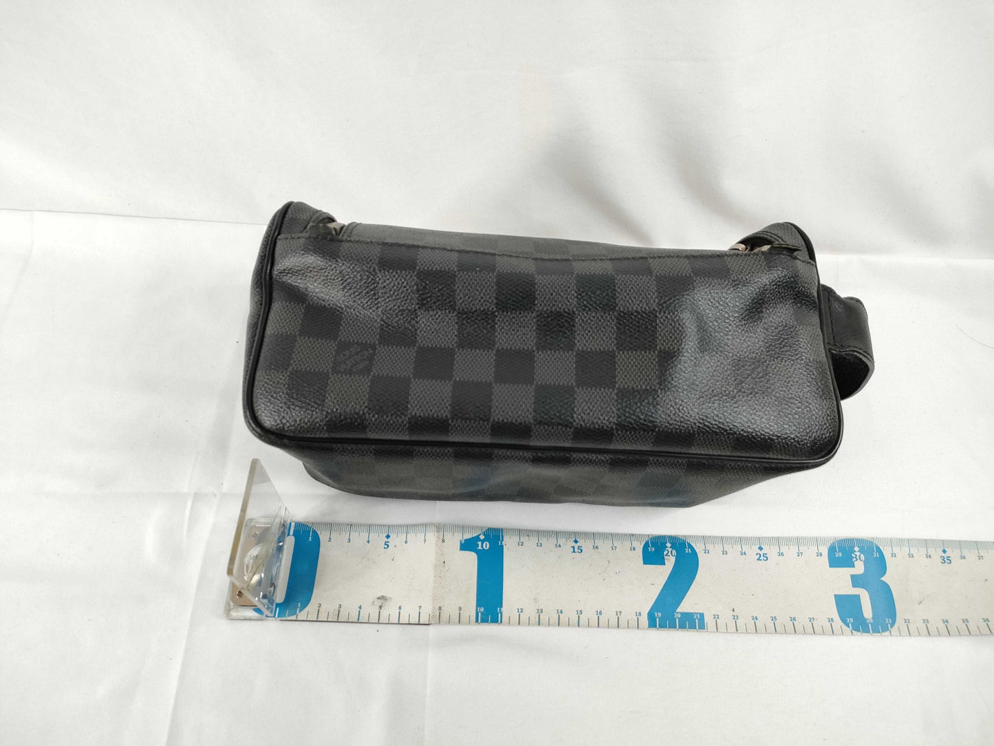 LOUIS VUITTON Damier Graphite Toilette Pouch N47625 BA0123 Handbag