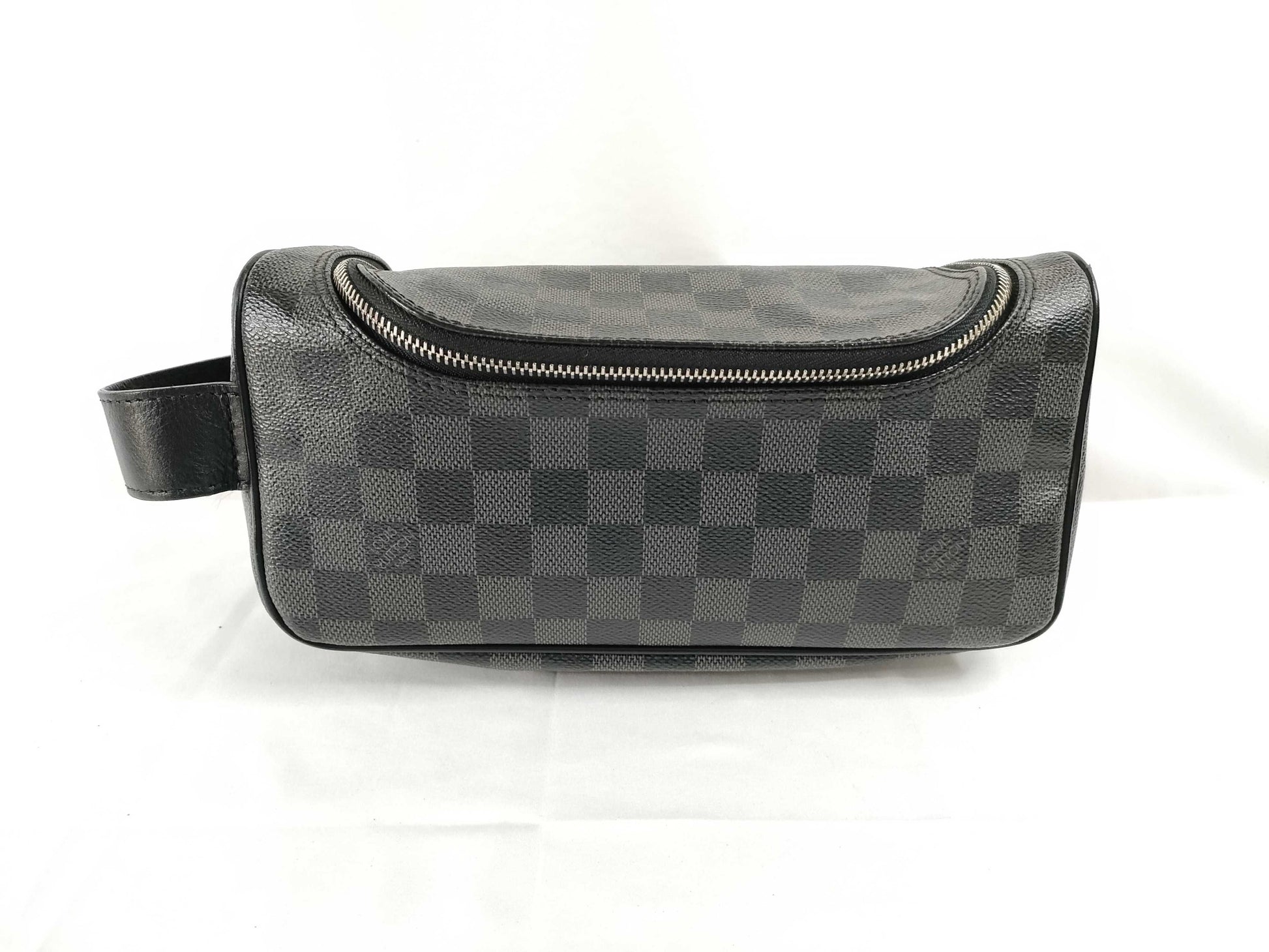 LOUIS VUITTON Damier Graphite Toilette Pouch N47625 BA0123 Handbag