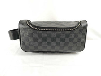 LOUIS VUITTON Damier Graphite Toilette Pouch N47625 BA0123 Handbag