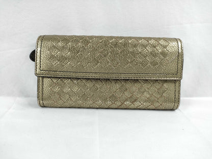 BOTTEGA VENETA Metallic Long Wallet