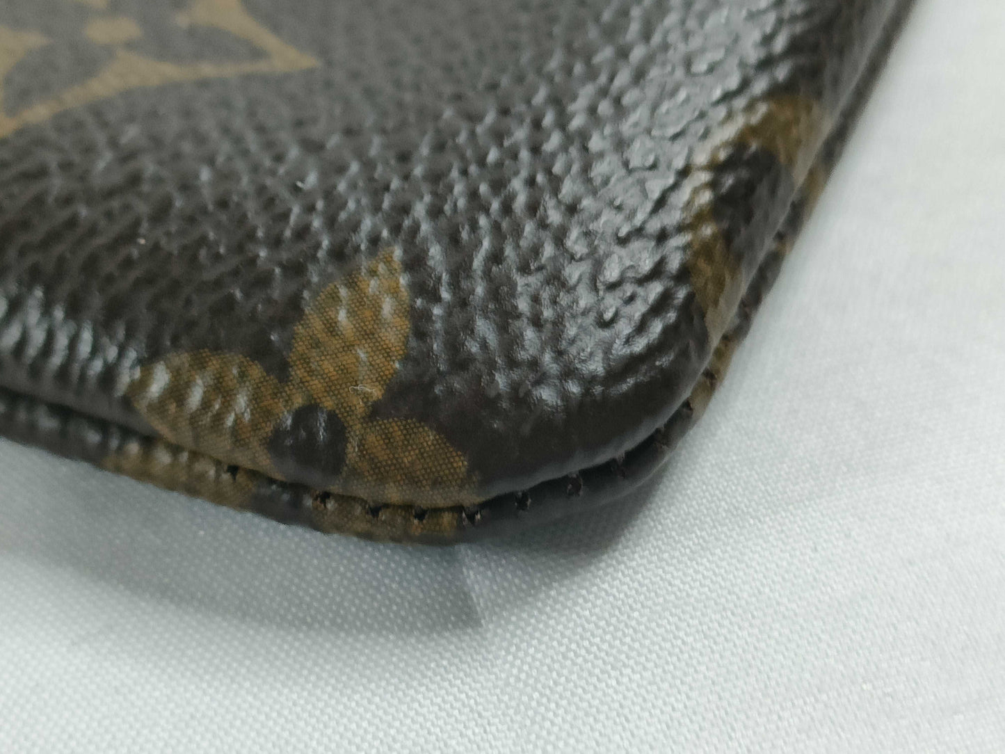 LOUIS VUITTON Monogram Pochette Cle CT2282 Coin Case