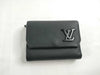 LOUIS VUITTON Aerogram Pilot M81740 Wallet with IC Tag, Noir