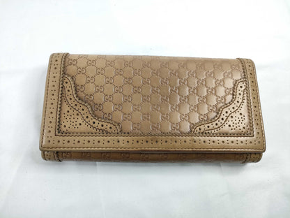 GUCCI Micro GG Shima Long Wallet 295356・2149 Wallet
