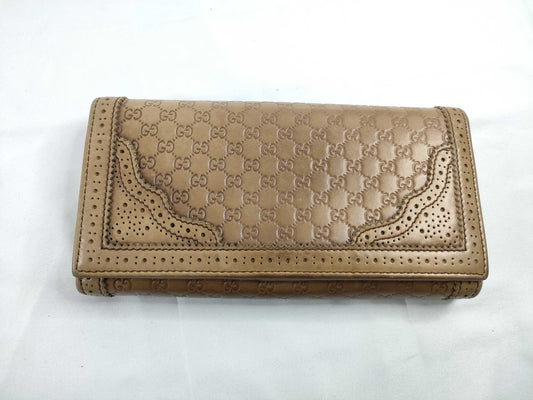 GUCCI Micro GG Shima Long Wallet 295356・2149 Wallet