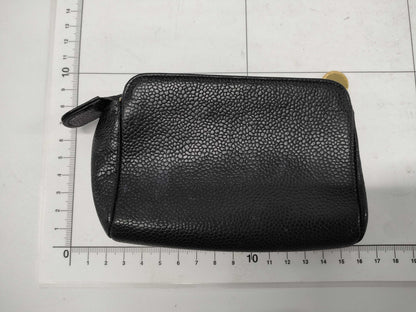 CHANEL Mini Pouch with Large Coco Mark, Caviar Skin, Black