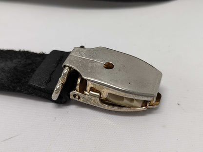 CHANEL Suspenders with Coco Mark Logo in Black Other Accessories