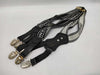 CHANEL Suspenders with Coco Mark Logo in Black Other Accessories