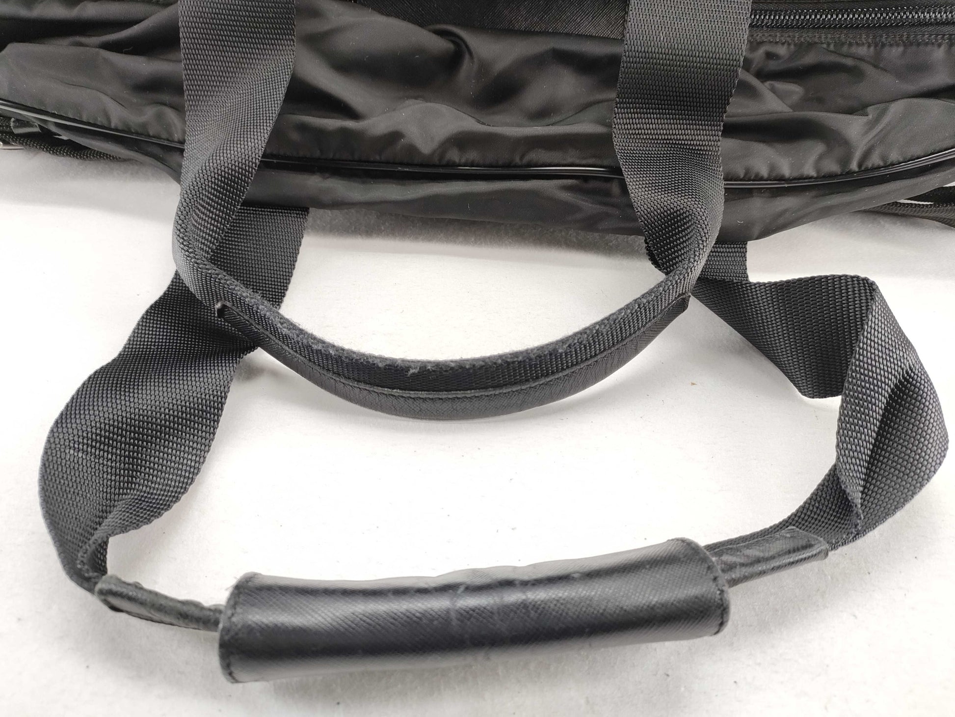 PRADA Nylon Prada Nylon 2-Way Boston Bag Black Accessories: Shoulder Strap Boston Bag
