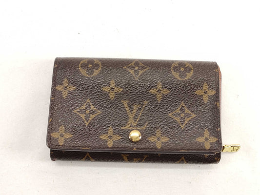 LOUIS VUITTON Monogram Louis Vuitton Monogram Porte Monnaie Viet Tresor M61730 Wallet