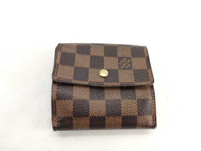 LOUIS VUITTON Damier Louis Vuitton Damier Porte Monnaie Carte Credit Wallet N61652