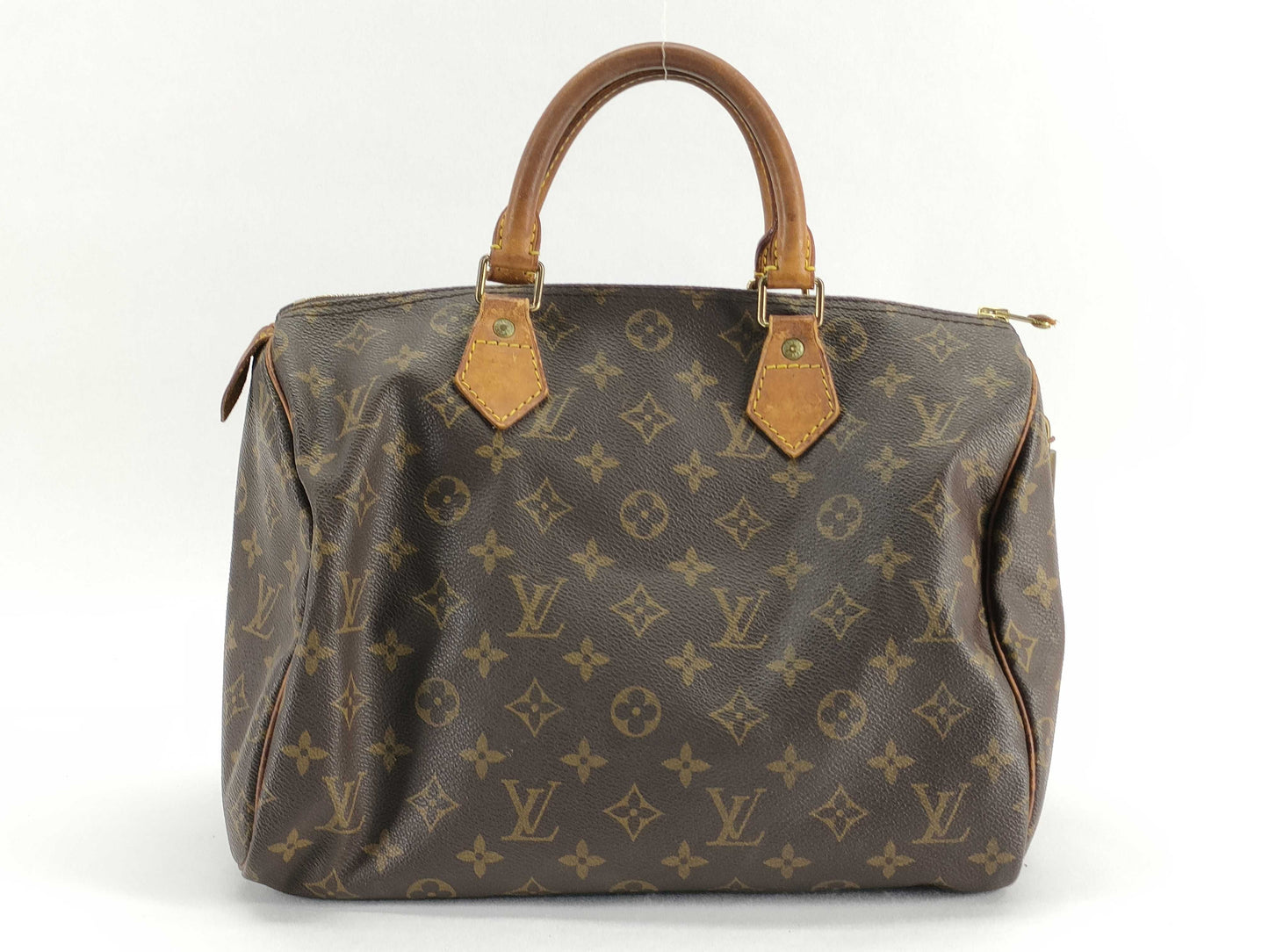 LOUIS VUITTON Monogram Louis Vuitton Monogram Speedy 30 M41526 Accessories: Padlock Boston Bag
