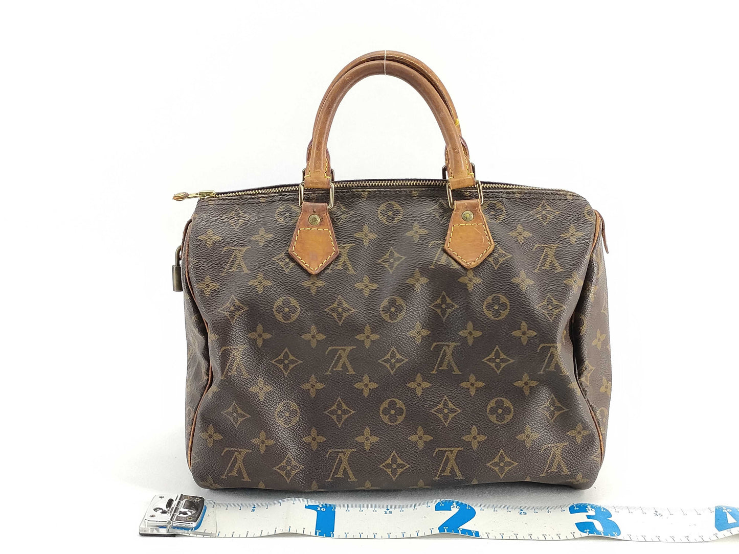 LOUIS VUITTON Monogram Louis Vuitton Monogram Speedy 30 M41526 Accessories: Padlock Boston Bag