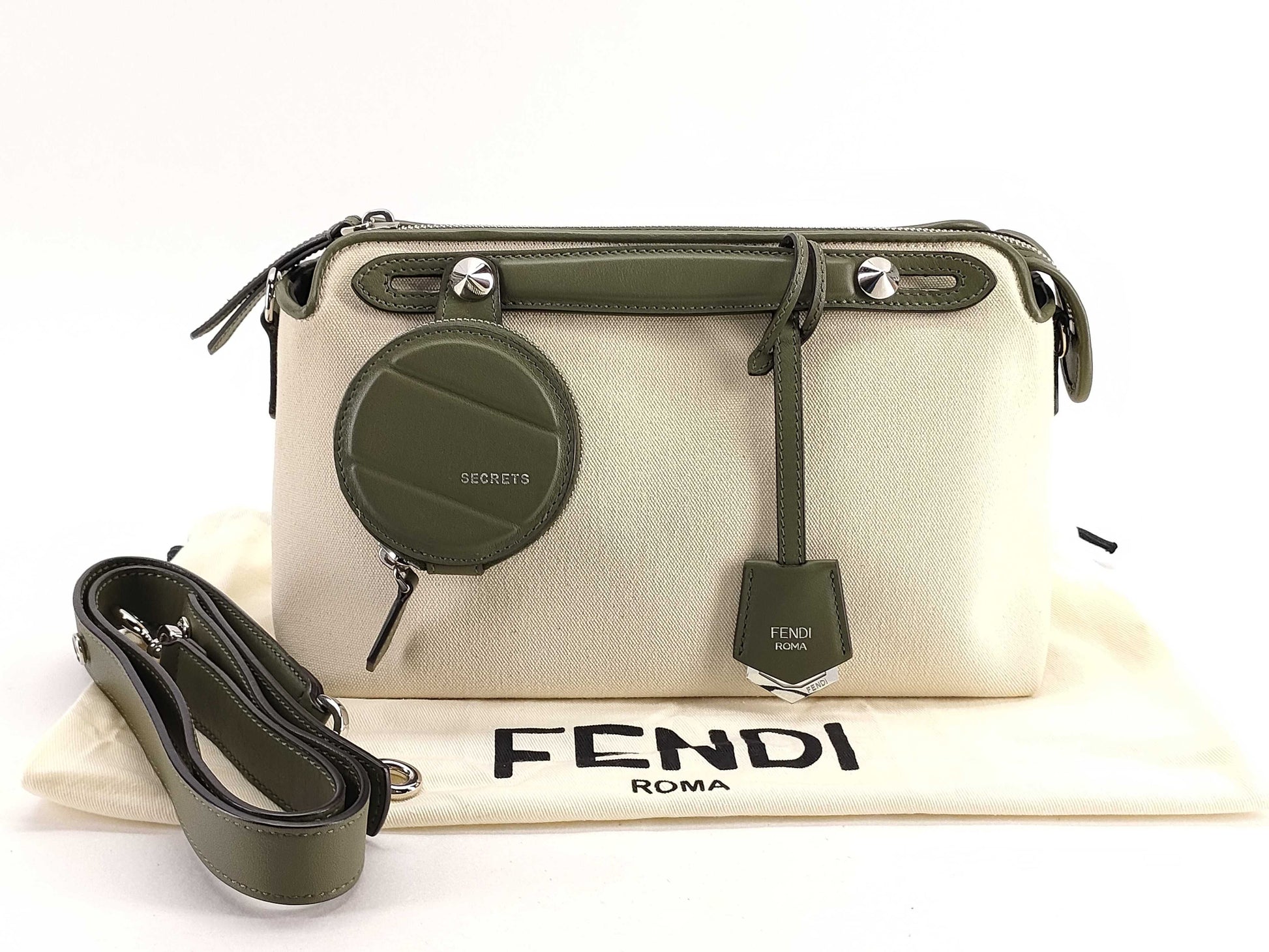 FENDI By the Way 2-Way Bag Accessories: Dust bag, Shoulder strap, Handbag