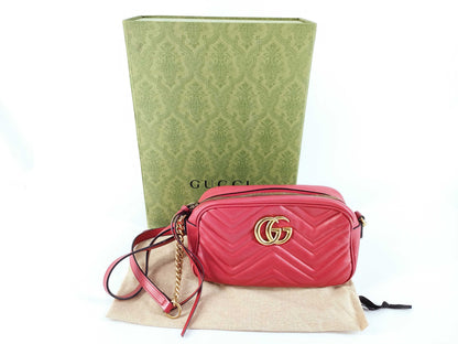 GUCCI GG Gucci Marmont Chain Bag 447632 Accessories: Box, Dust Bag, Shoulder Bag