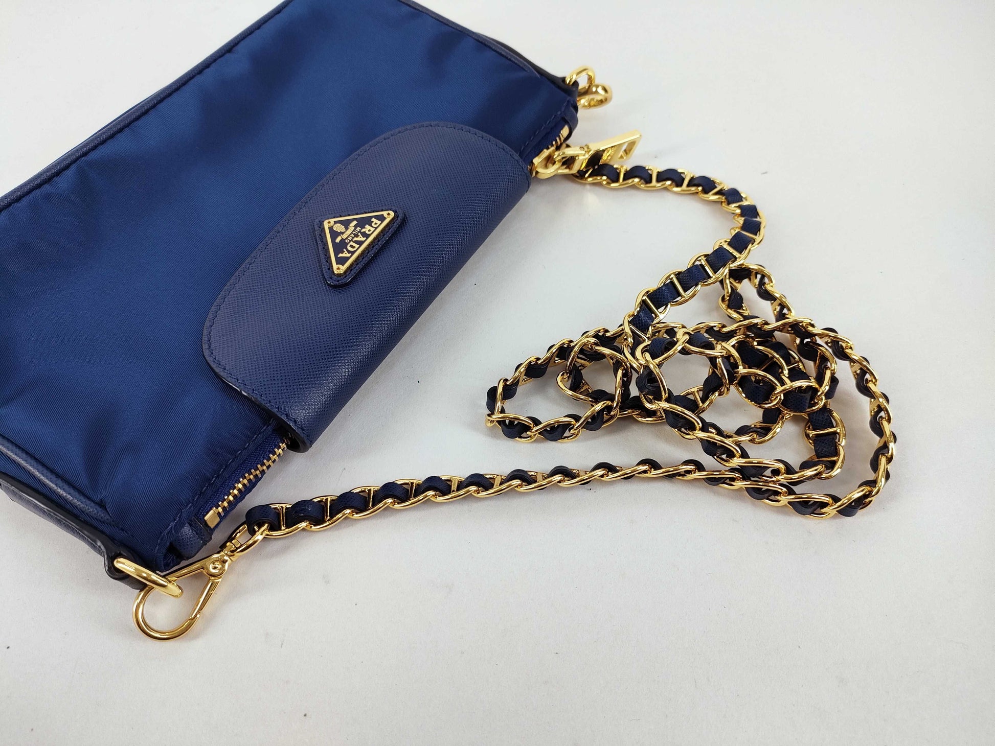 PRADA Nylon Prada Nylon Chain Bag 1BH085 Shoulder Bag