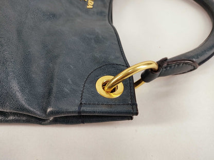 PRADA Prada one-shoulder blue shoulder bag