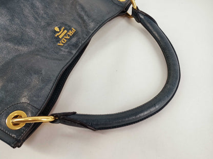 PRADA Prada one-shoulder blue shoulder bag