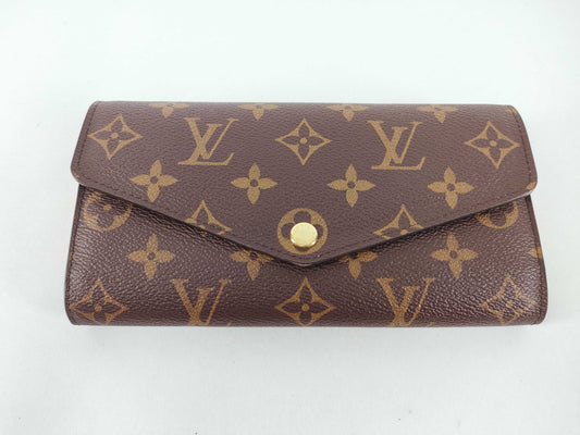 LOUIS VUITTON Monogram Portefeuille Sarah Rose Ballerine M62235 RFID Initial Wallet