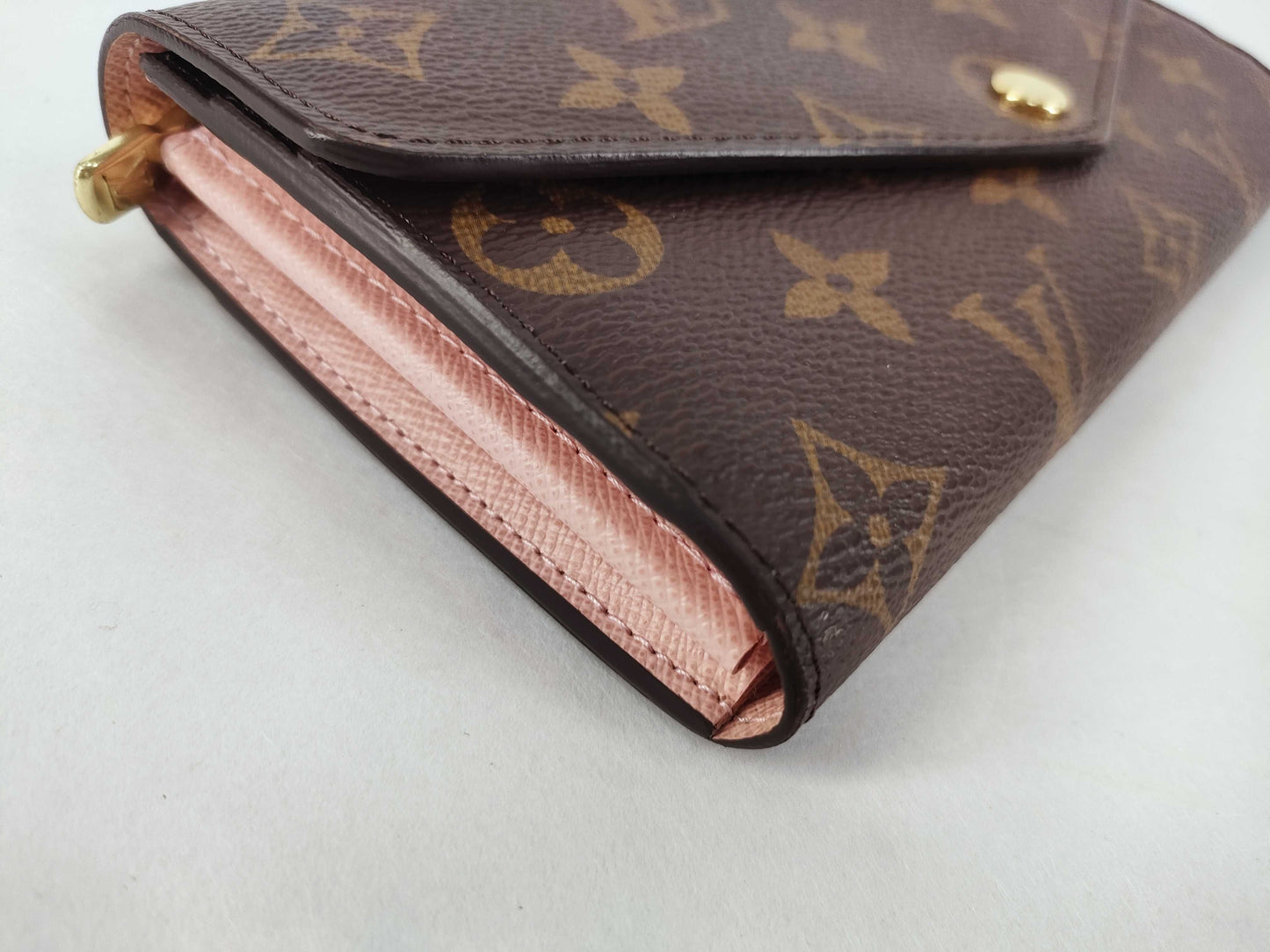 LOUIS VUITTON Monogram Portefeuille Sarah Rose Ballerine M62235 RFID Initial Wallet