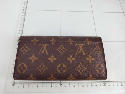 LOUIS VUITTON Monogram Portefeuille Sarah Rose Ballerine M62235 RFID Initial Wallet