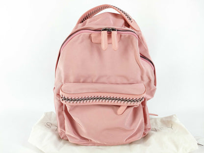 Stella McCartney Falabella Nylon Backpack, Pink. Includes dust bag and backpack.
