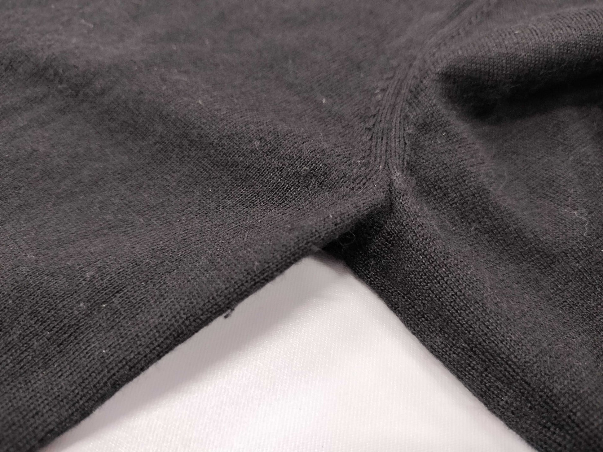 CHANEL CHANEL Knit Top P40352K02944 #34 Windmill Coco Mark Black Cashmere and Silk Top