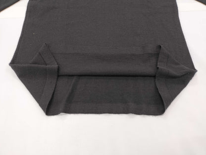 CHANEL CHANEL Knit Top P40352K02944 #34 Windmill Coco Mark Black Cashmere and Silk Top