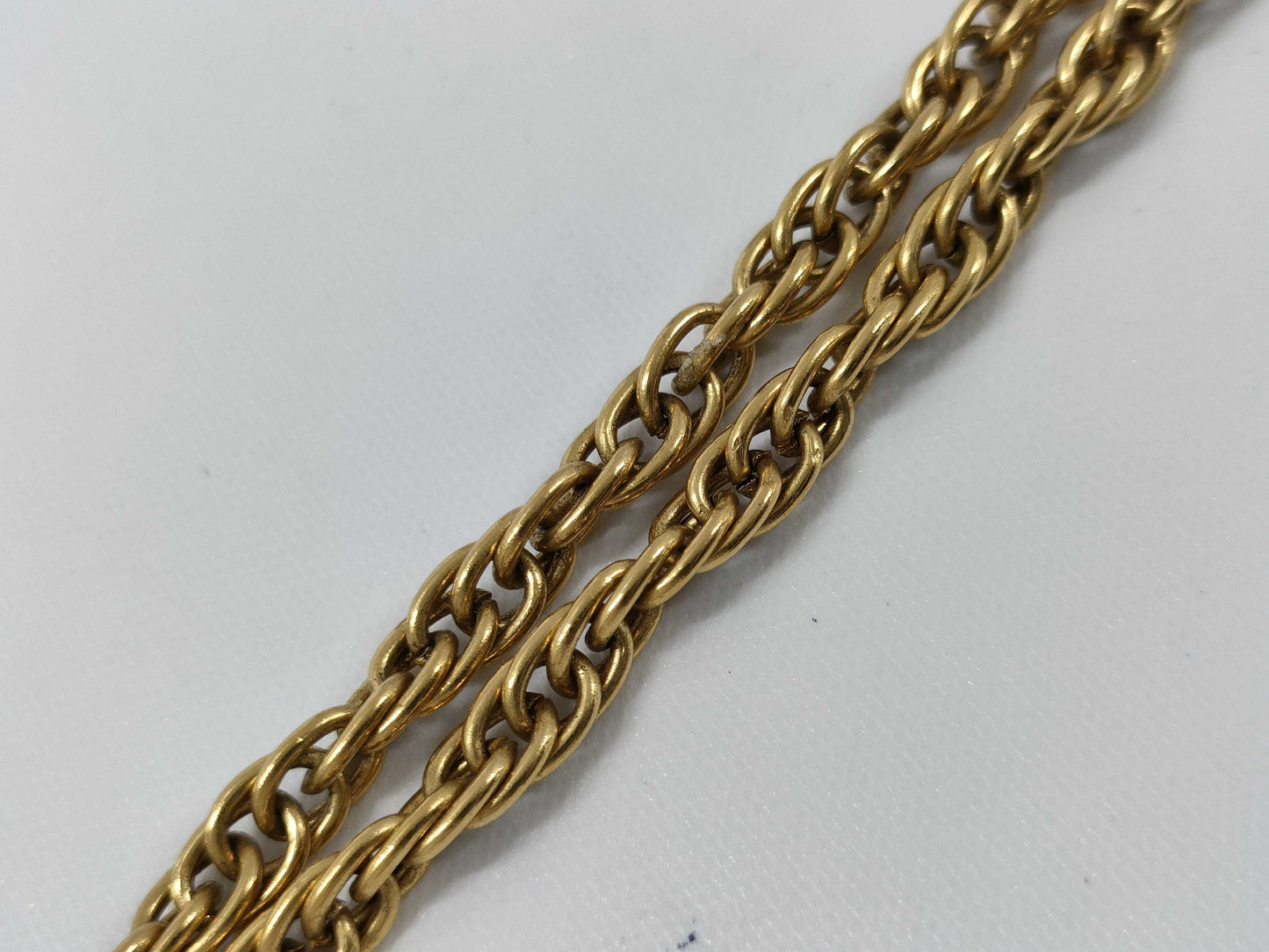 CHANEL CHANEL Coco Mark Ball Necklace 1985 Gold Necklace