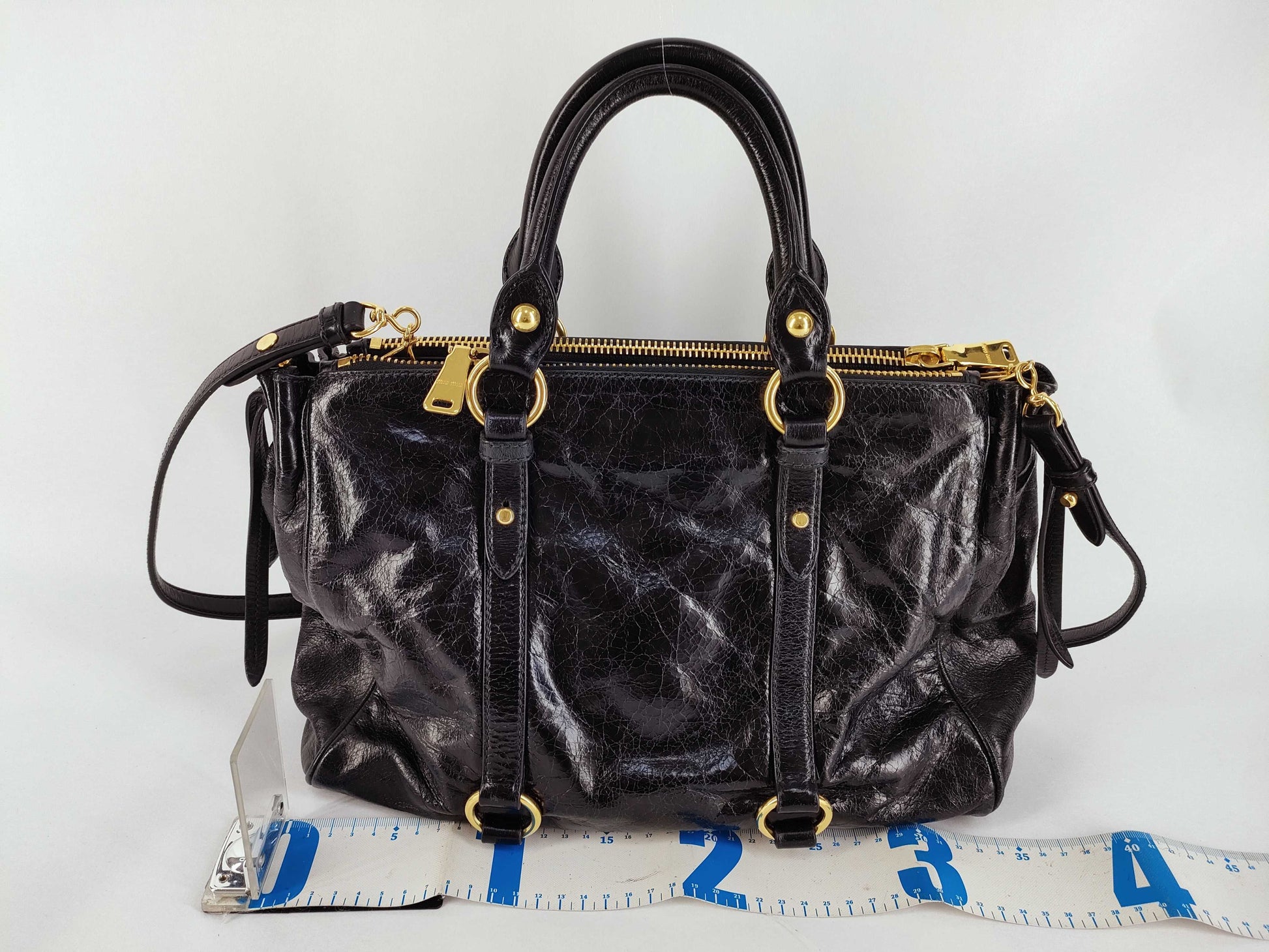 Miu Miu 2-way handbag/shoulder bag, Vitello Luxe leather handbag