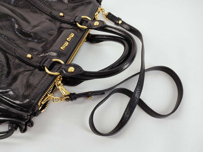 Miu Miu 2-way handbag/shoulder bag, Vitello Luxe leather handbag