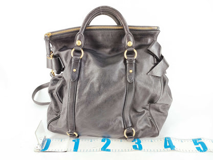 Miu Miu Handbag Shoulder Bag 2-way Leather Handbag