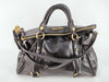 Miu Miu 2-Way Handbag with Side Ribbon Leather Handbag