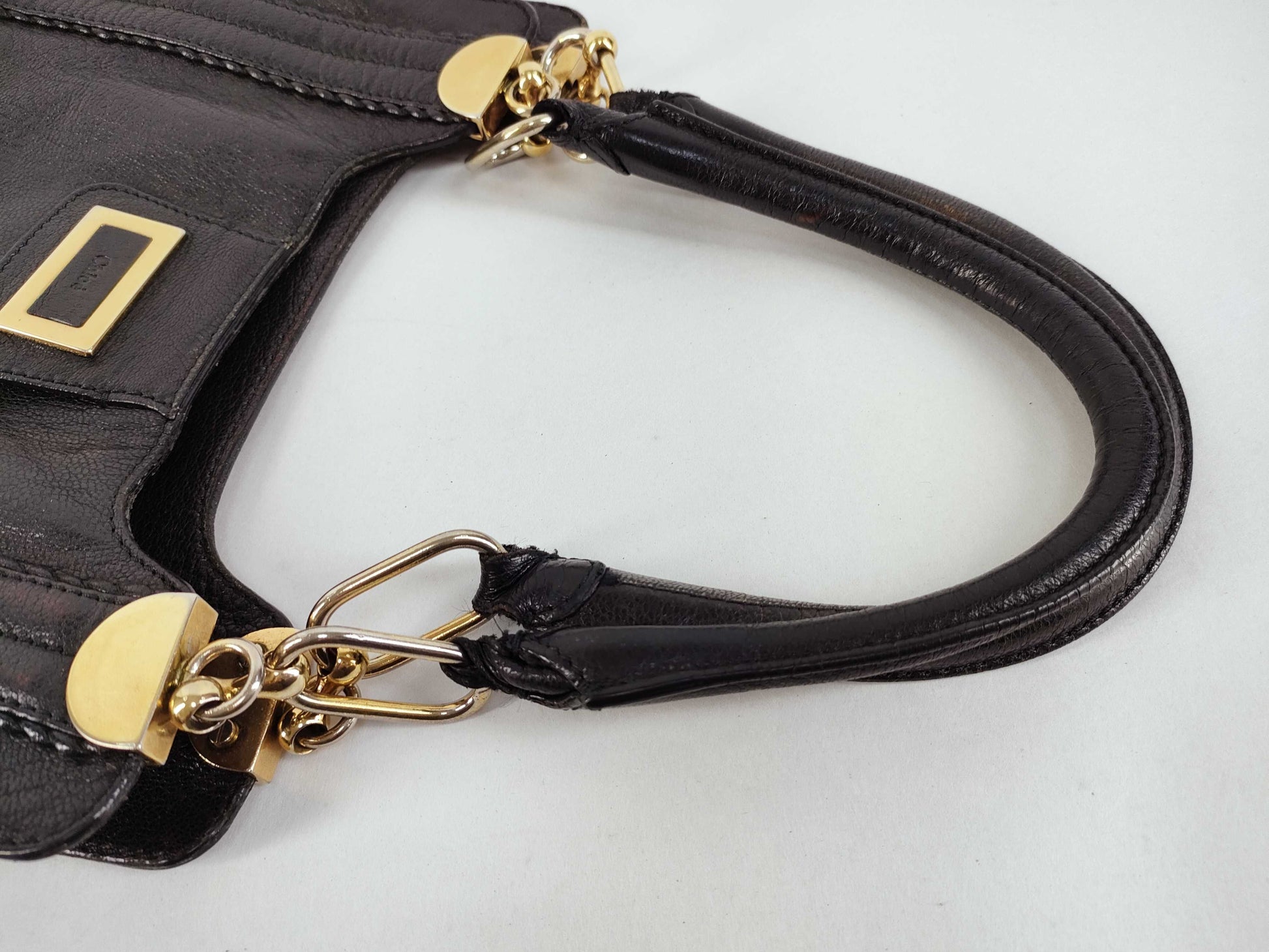 Chloe Irene Leather Handbag, 2-Way Shoulder Bag/Handbag