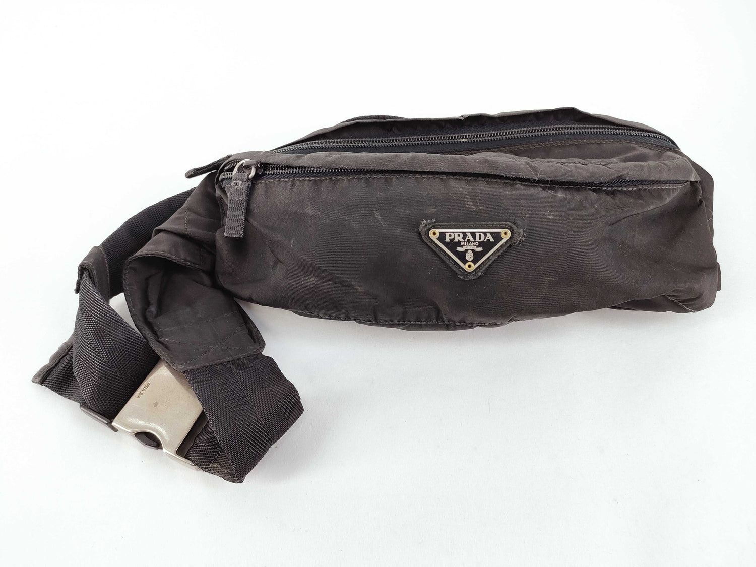 PRADA Nylon Prada Waist Bag Nylon Waist Bag