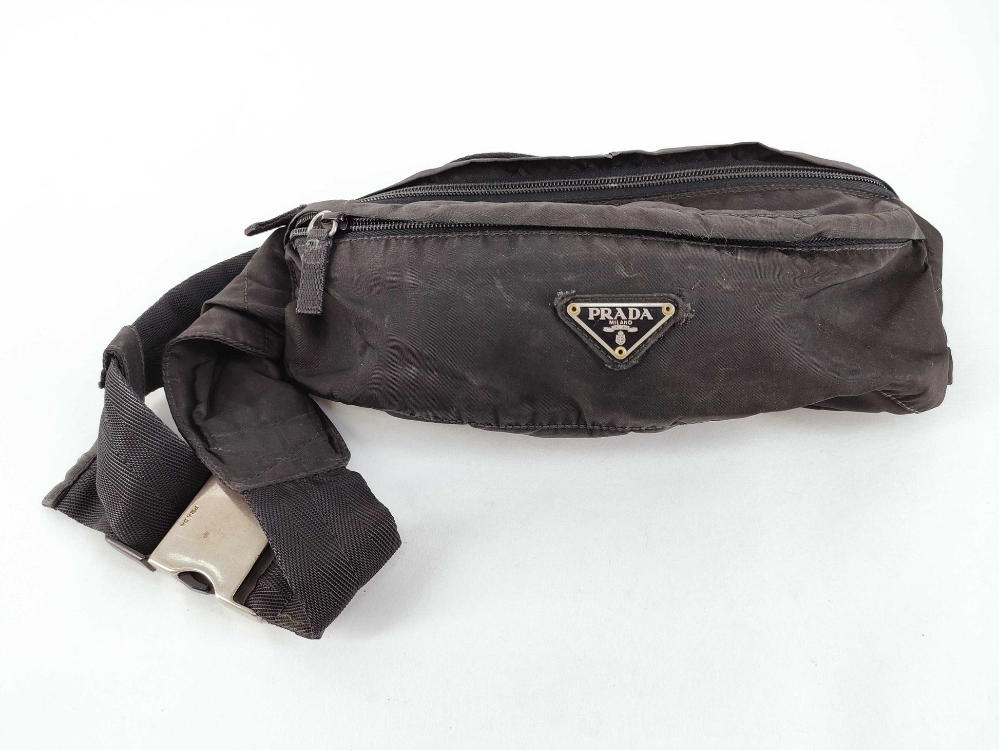 PRADA Nylon Prada Waist Bag Nylon Waist Bag