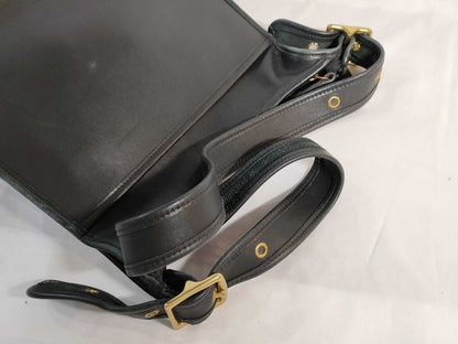 COACH COACH Shoulder Bag Old Coach Leather Black Shoulder Bag