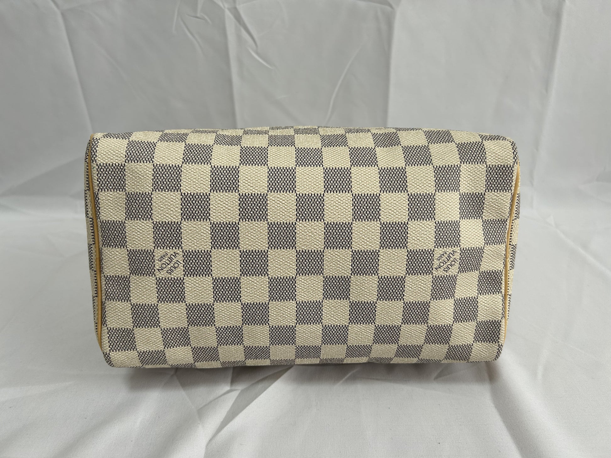 LOUIS VUITTON Damier Azur Speedy 25 Handbag