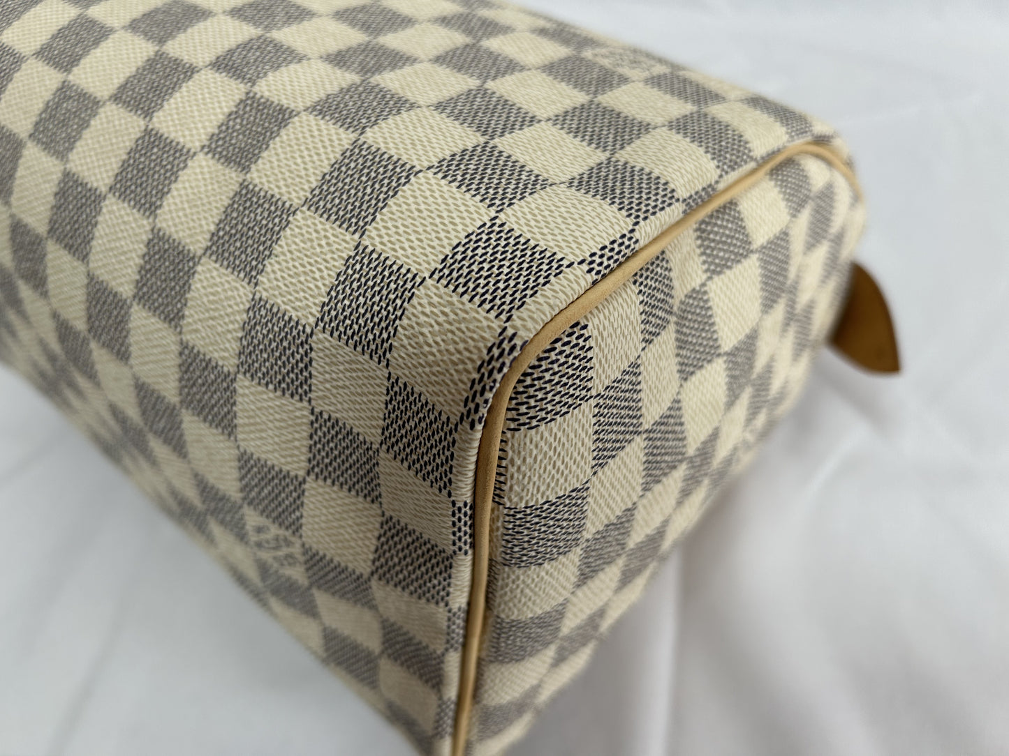 LOUIS VUITTON Damier Azur Speedy 25 Handbag