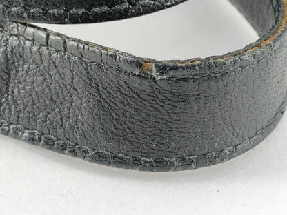 SAINT LAURENT Neo Double Drawstring Handbag in Black Leather