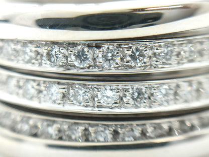 BVLGARI B.zero1 #49 Diamond WG 750 12.3g Ring 